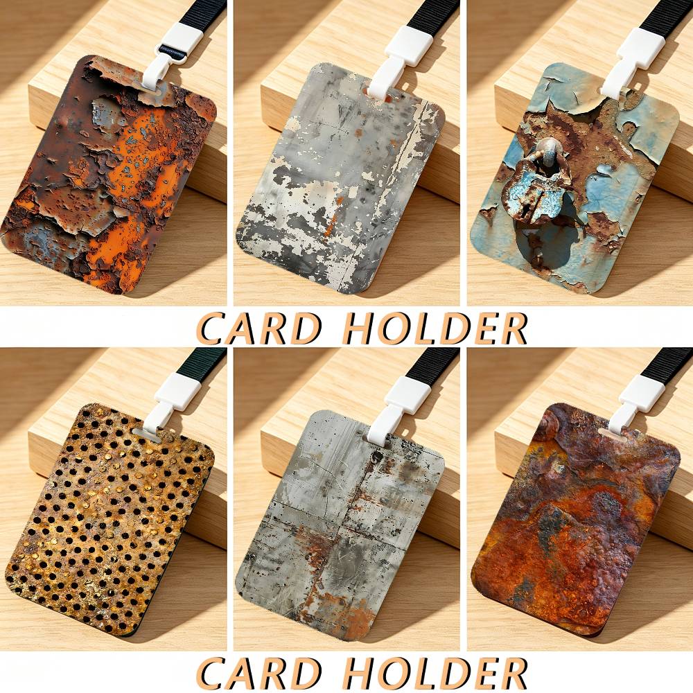 Luxury Lifestyle Gifts - Porta-Cartão de Identidade Estilo Industrial Retrô