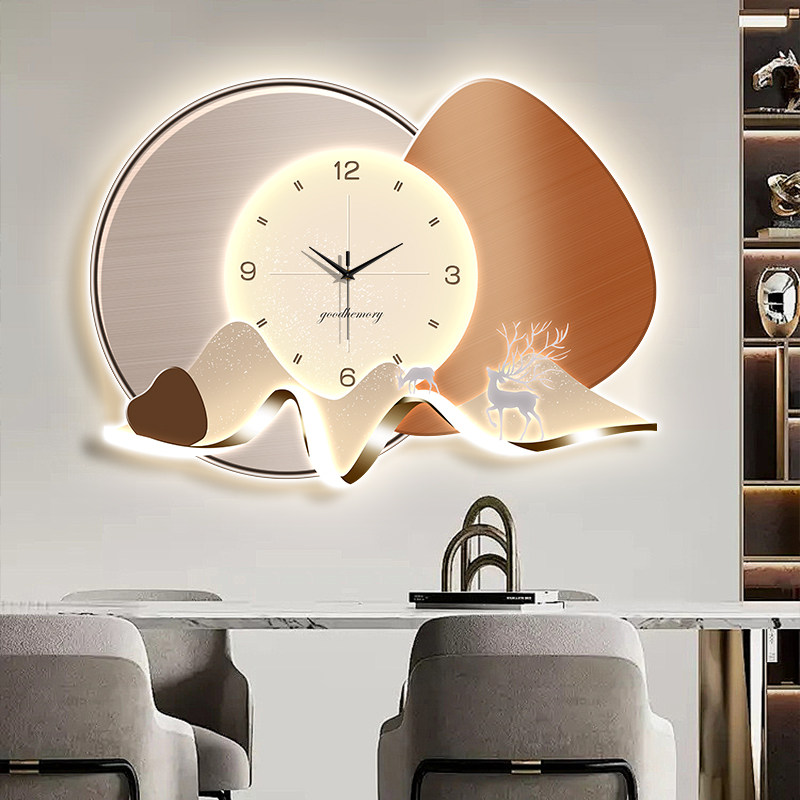 Luxury Lifestyle Aesthetics - Relógio de Parede Vintage Estilo Chinês