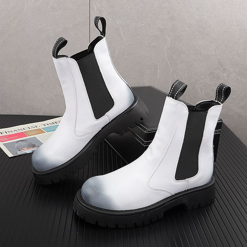 Luxury Lifestyle Men - Botas de Couro Genuíno de Luxo