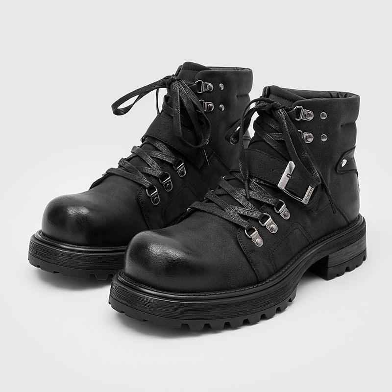 Luxury Lifestyle Men - Marca masculina botas de couro da