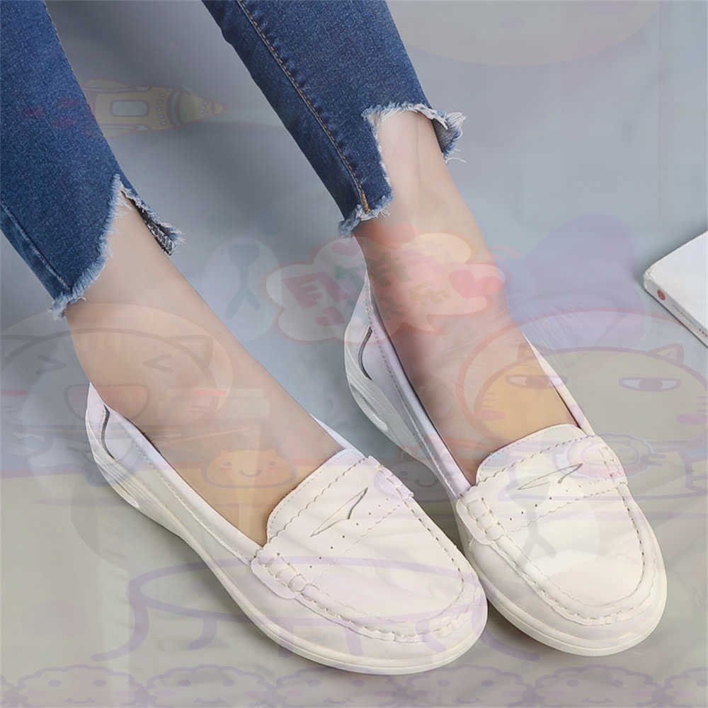 Luxury Lifestyle Team - Macio deslizamento-em das mulheres sapatos de