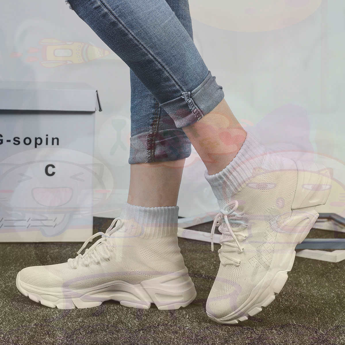 Luxury Lifestyle Team - Aumenta a altura sumer basquete sapatos
