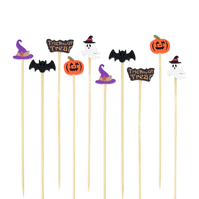 50/100 pçs festa de halloween  - Bamboo Cutlery Set avaliação e preço