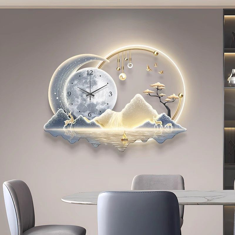 Relógio de Parede LED Artístic - Luxury Lifestyle Aesthetics avaliação e preço